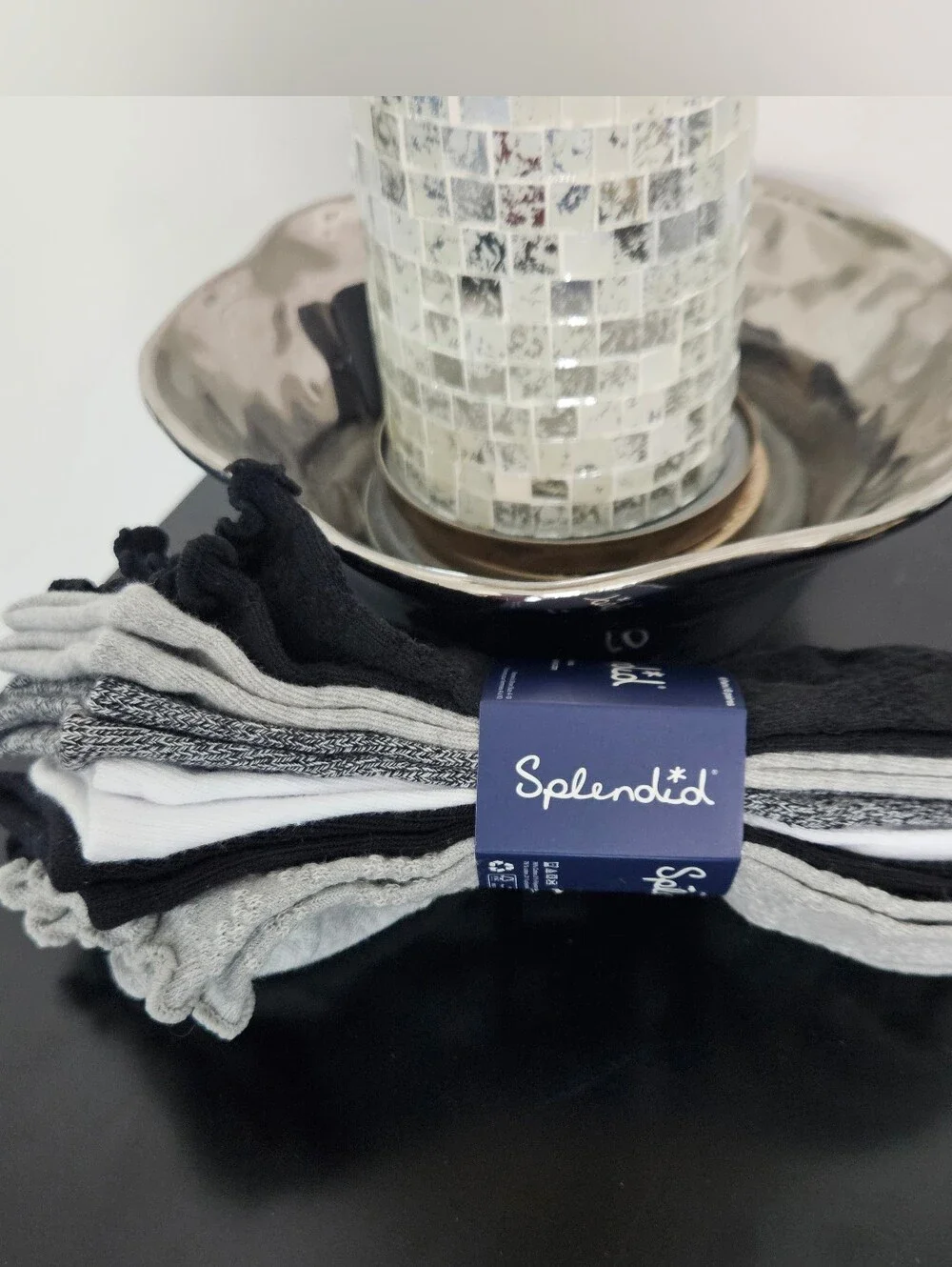 Splendid 6pk Women's Cotton Blend, Low Cut Socks, NWT, Shoe Sz 4-10